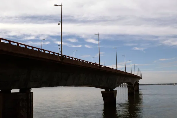 Hereilandbrug Charente Maritime — Stockfoto