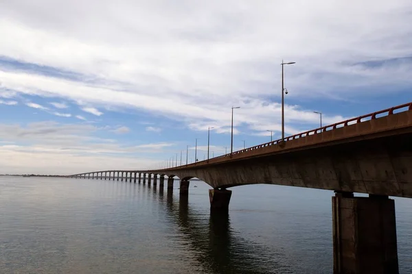 Inselbrücke Der Charente Maritime — Stockfoto