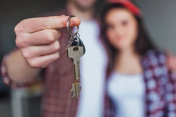 Schlüsselfotos Aus Dem Neubau Selektiver Fokus — Stockfoto