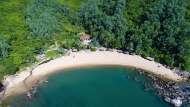 Danang şehrini Vietnam'da Monkey Island.