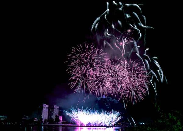 Diff Nang Festival Internacional Fuegos Artificiales — Foto de Stock