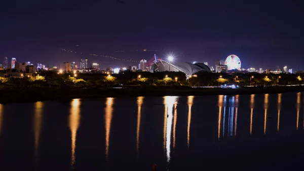 越南夜游岘港市 — 图库照片