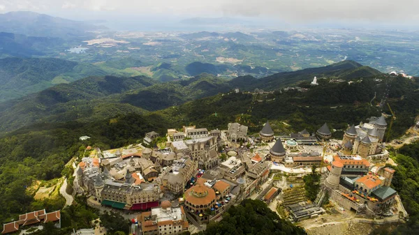 Park on the mountain in vwietnam in the city of Danang. Ba Na Hills Park