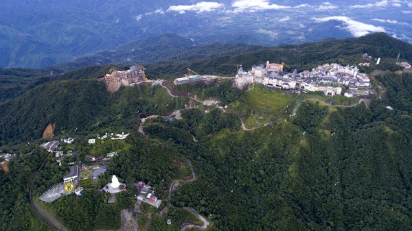 Park on the mountain in vwietnam in the city of Danang. Ba Na Hills Park