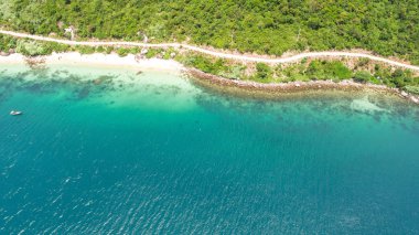 Cham Adası Ku Lao Cham Vietnam adalar güzel plajları ve manzara ile.