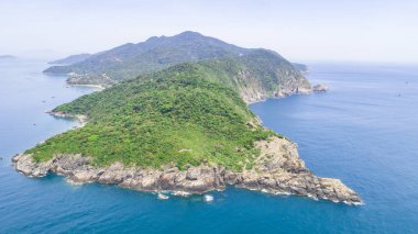 Cham Adası Ku Lao Cham Vietnam adalar güzel plajları ve manzara ile.