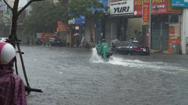 Nang Ciudad Vietnam Diciembre 2018 Ciudad Está Inundando Temporada Lluvias —  Fotos de Stock