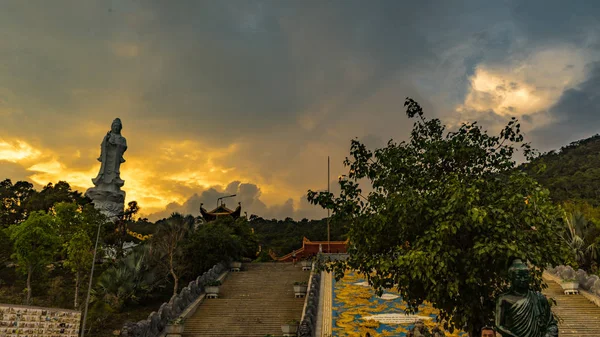 Pagode Quoc Dans Île Phu Quoc Monument Lady Buddha Dans — Photo