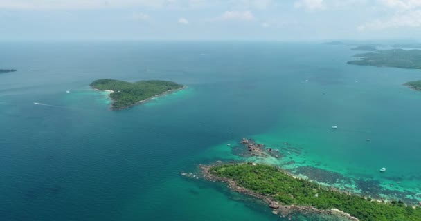 Phu Quoc Island Fly Cam Qua Nhn Vista Aérea Para — Vídeos de Stock