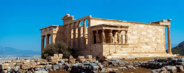Antika arkitektoniska uppbyggnaden av Akropolis — Stockfoto