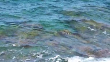 mavi deniz suyu ve dalgalar doku