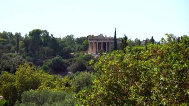 Tanrı Hephaistos antik Yunan tapınağı