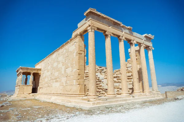 Bevarade Ruinerna Det Antika Grekiska Akropolis — Stockfoto