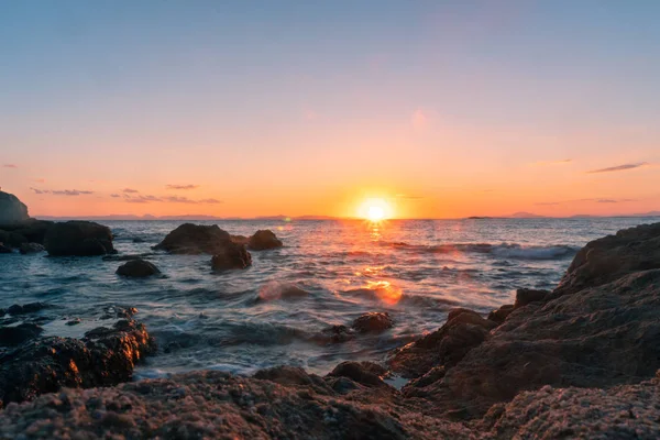 Beauty Sun Set Ocean — Stock Photo, Image