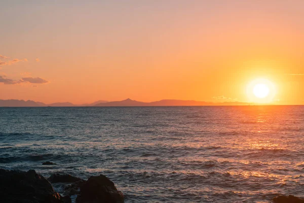 Beauty summer sunset at the sea — Stock Photo, Image