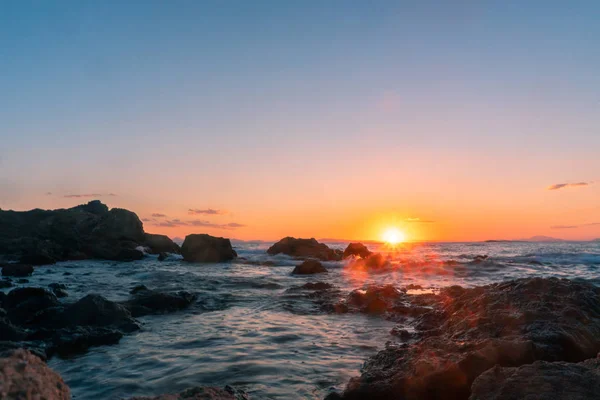 Beauty summer sunset at the sea — Stock Photo, Image