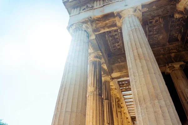 Closeup dari reruntuhan Yunani kuno — Stok Foto