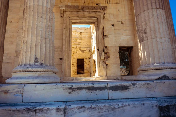 Closeup of ancient greek ruins — Stock Photo, Image