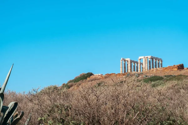 Primer plano de las ruinas griegas antiguas —  Fotos de Stock