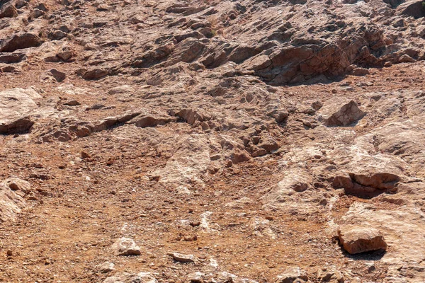 Struttura di valle rocciosa con pietre — Foto Stock