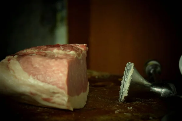 Cocinar Una Deliciosa Chuleta Carne Fresca — Foto de Stock