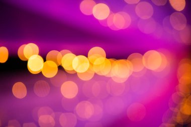 Sarı/turuncu bokeh, mor/mavi bokeh arka plan