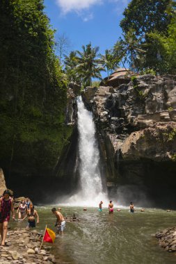 10-10-2018 - Tegenungan şelale, Bali, Endonezya'da Ubud