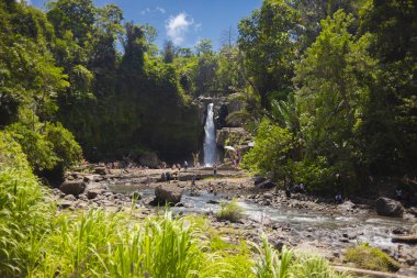 08-10-2018 - Tegenungan şelale, Bali, Endonezya'da Ubud