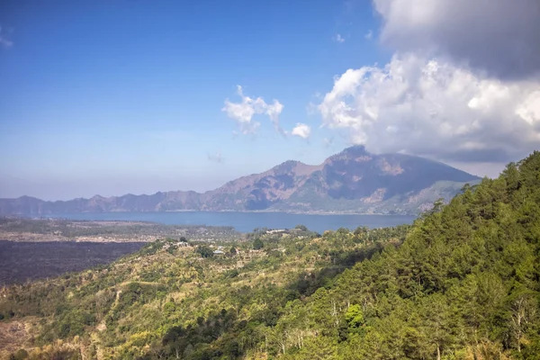 2018 Mount Batur Kintamani Bali Indonesien Eine Landschaft Des Berges — Stockfoto