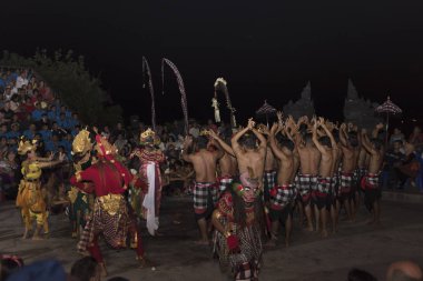 11-10-2018, Uluwatu, Bali Adası. Kecak dans günü