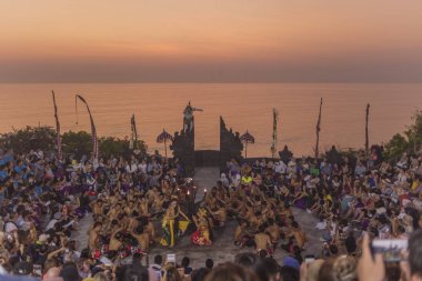 11-10-2018, Uluwatu, Bali Adası. Kecak dans günü