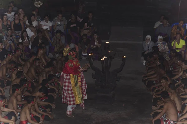 2018 Uluwatu Wyspa Bali Dzień Tańca Kecak — Zdjęcie stockowe