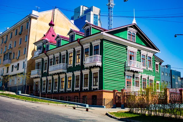 Khabarovsk Russie Mai 2018 Rues Vides Ville — Photo