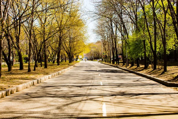 Khabarovsk Russia May 2018 Empty Streets City — Stock Photo, Image