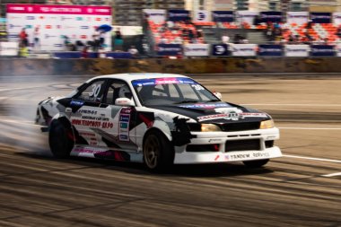 Khabarovsk Rusya 2 Haziran 2018: Rus Drift serisi 2 Rds Vostok 2018 sahne.