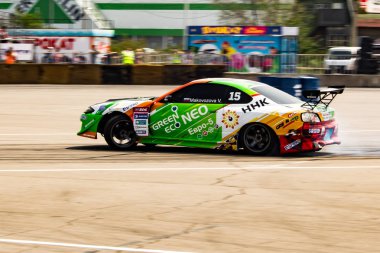 Khabarovsk Rusya 2 Haziran 2018: Rus Drift serisi 2 Rds Vostok 2018 sahne.
