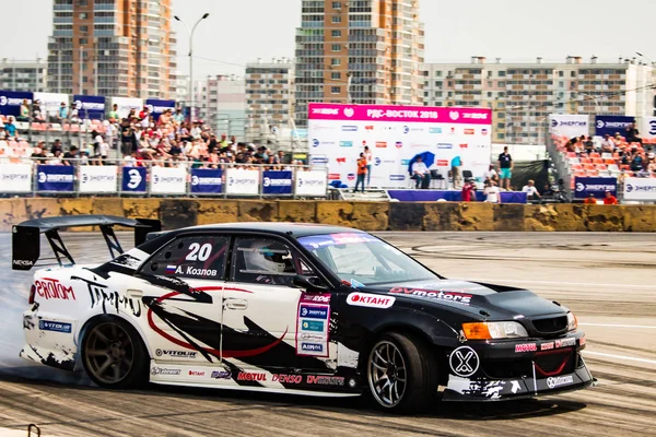 Khabarovsk Russland Juni 2018 Russische Drift Serie Stage Rds Vostok — Stockfoto