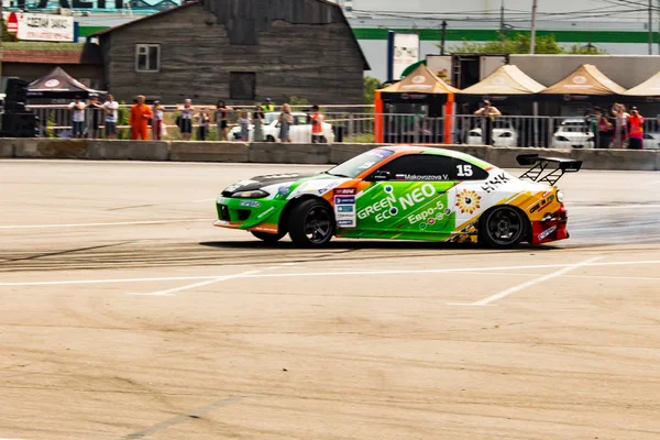 Khabarovsk Russia Jun 2018 Russian Drift Series Stage Rds Vostok — Stock Photo, Image