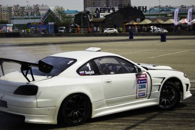 Khabarovsk Rusya 2 Haziran 2018: Rus Drift serisi 2 Rds Vostok 2018 sahne.