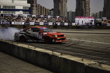 Khabarovsk Rusya 2 Haziran 2018: Rus Drift serisi 2 Rds Vostok 2018 sahne.