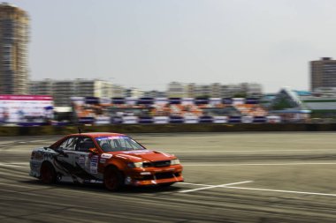 Khabarovsk Rusya 2 Haziran 2018: Rus Drift serisi 2 Rds Vostok 2018 sahne.