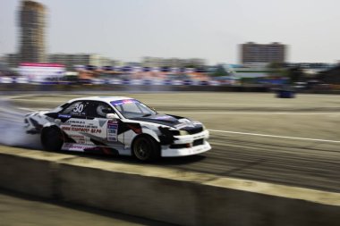 Khabarovsk Rusya 2 Haziran 2018: Rus Drift serisi 2 Rds Vostok 2018 sahne.