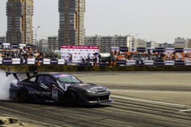 Khabarovsk Rusya 2 Haziran 2018: Rus Drift serisi 2 Rds Vostok 2018 sahne.