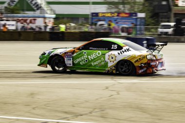 Khabarovsk Rusya 2 Haziran 2018: Rus Drift serisi 2 Rds Vostok 2018 sahne.