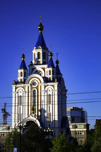 Khabarovsk Russia May 2018 Komsomolskaya Square — Stock Photo, Image