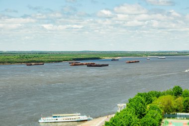 Görünüm--dan dönme dolap Amur Nehri set of. Rusya,