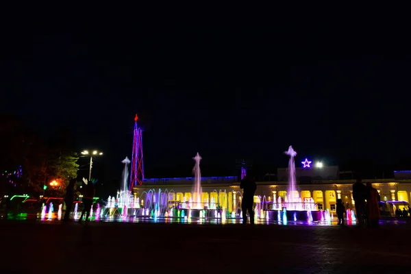 하바롭스크 아무르 제방에 다채로운 색입니다 — 스톡 사진