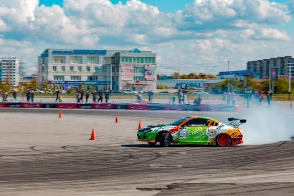 Die Meisterschaft Der Stadt Chabarowsk Driftenden Doppelten — Stockfoto