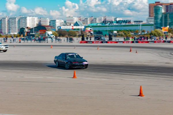 Mistrzostwa Miasta Chabarowsk Drifting Double — Zdjęcie stockowe