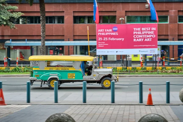 Manila Fülöp Szigetek Feb 2020 Jeepneys Roads Manila Egykori Amerikai — Stock Fotó